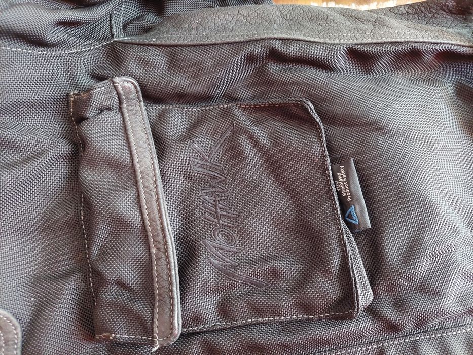 Geaca moto textil si piele Polo,marime mare