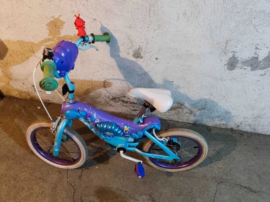 Детско колело за момичета - размер на колелата 16инча