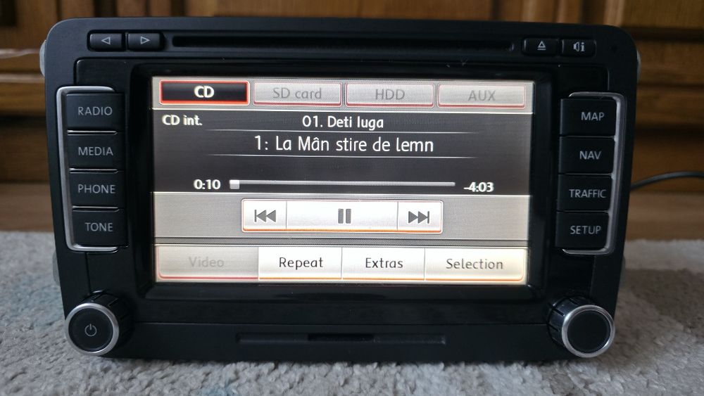 Navigatie VW RNS 510 Dynaudio + Cod Pin + Harti Full