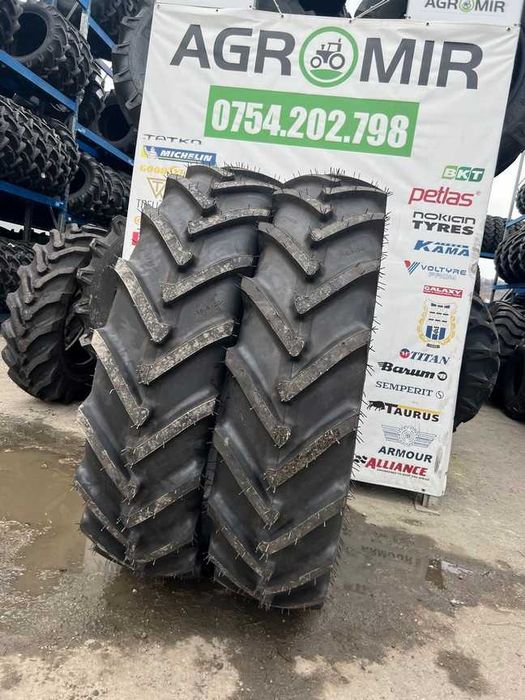 15.5-38 anvelope noi pentru tractor cu garantie si 14 pliuri