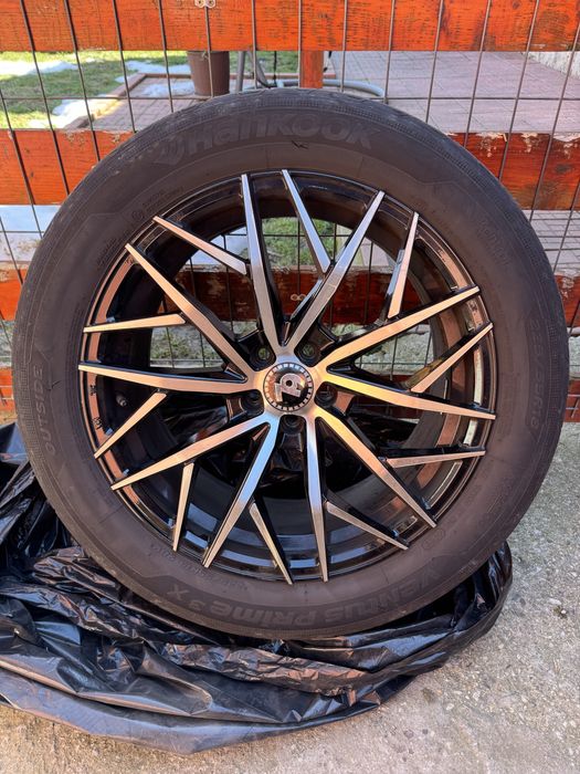 Set jante aliaj R18 5x112 + anvelope Hankook Ventus Prime 3 225/55 R18