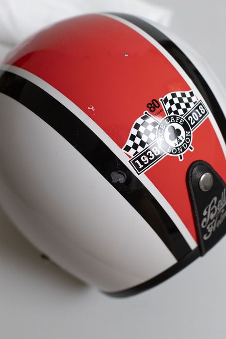 Casca moto open face ediție limitată Bell Custom 500 Special Edition Ace Cafe London