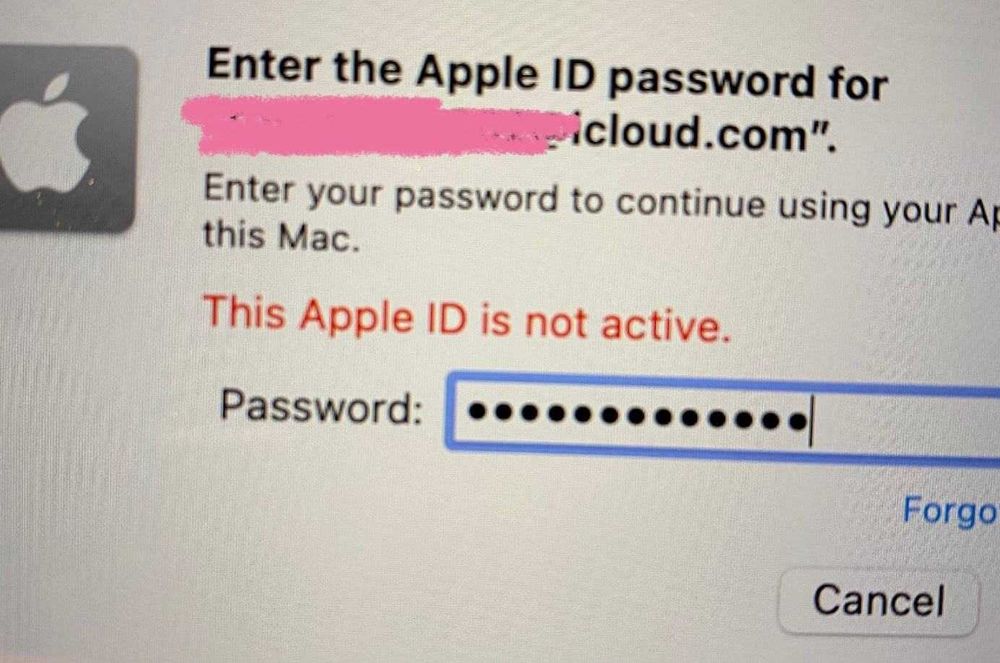 Указанный Apple ID неактивен - Восстановление неактивного Apple ID!