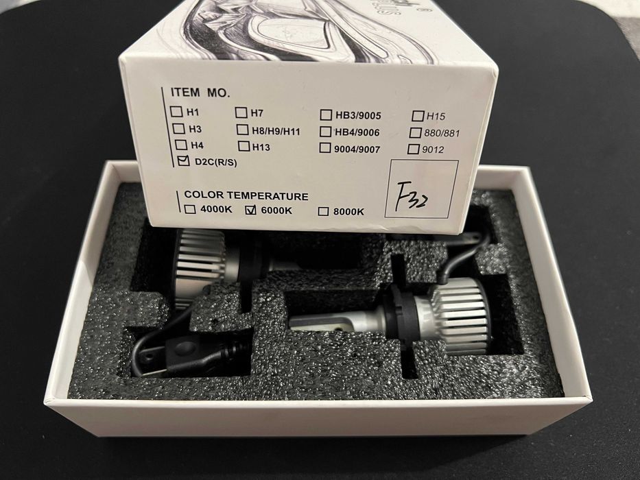 LED-uri Xentech Plus 6000K (alb xenon) pentru retrofit de la Xenon D2S/D2R/D2C