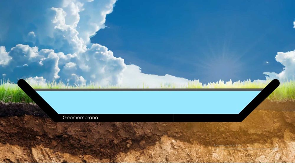 Геомембрана HDPE толщина 0,5мм, 1мм, 1,5мм, 2,0мм "GEOFLAX" (Россия)