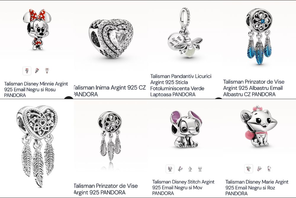 Talismane Pandora Originale Argint