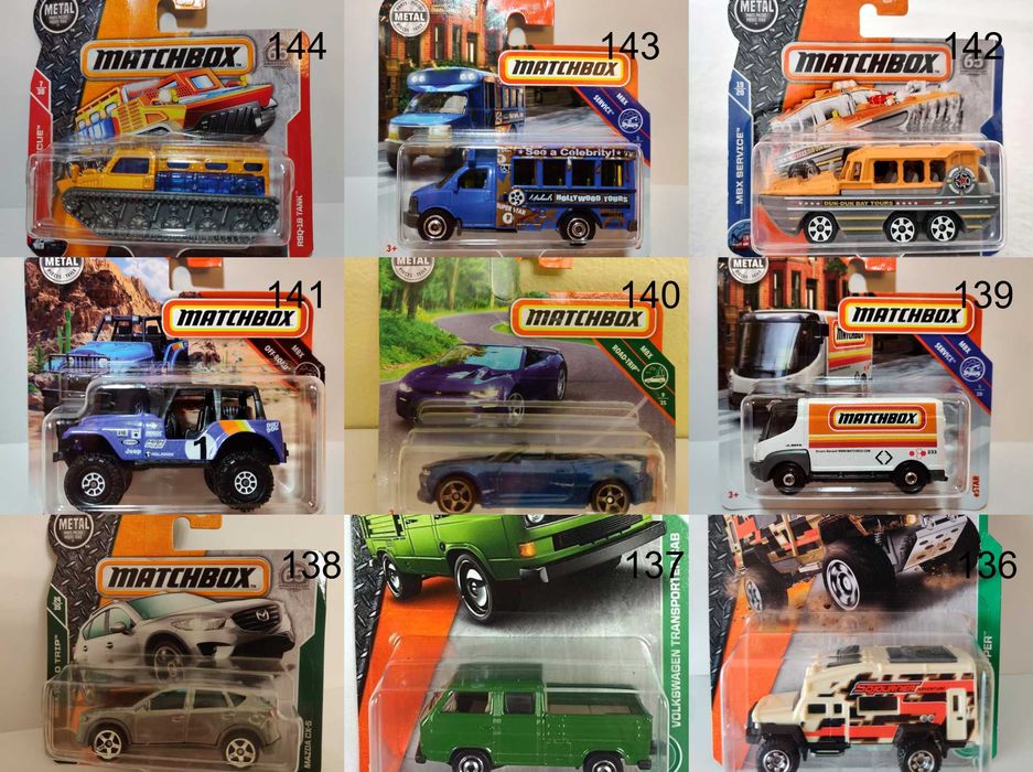 Метални колички Мачбокс Matchbox от различни години в мащаб 1:64 Част2