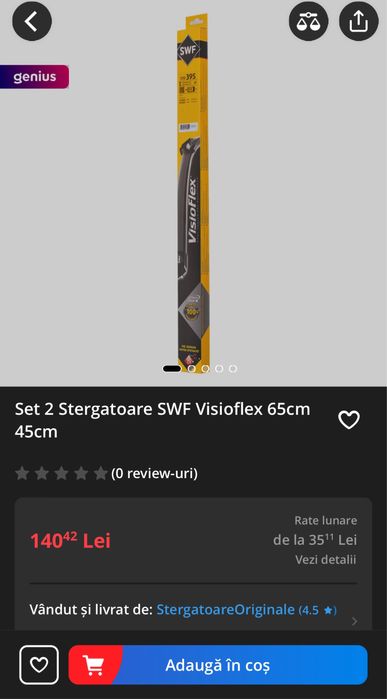 Ștergătoare SWF și Valeo - Audi, BMW, Mercedes, Volkswagen, Ford etc.