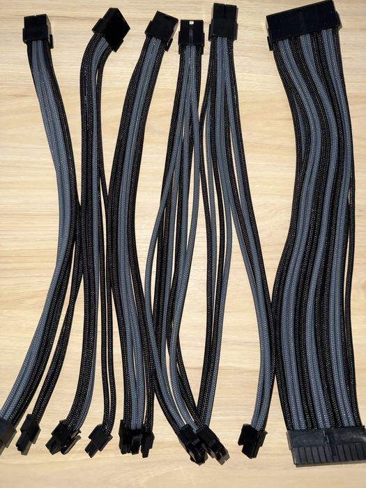 AsiaHorse Kit6 16AWG PSU cabluri prelungitoare sursa alimentare GPU PC