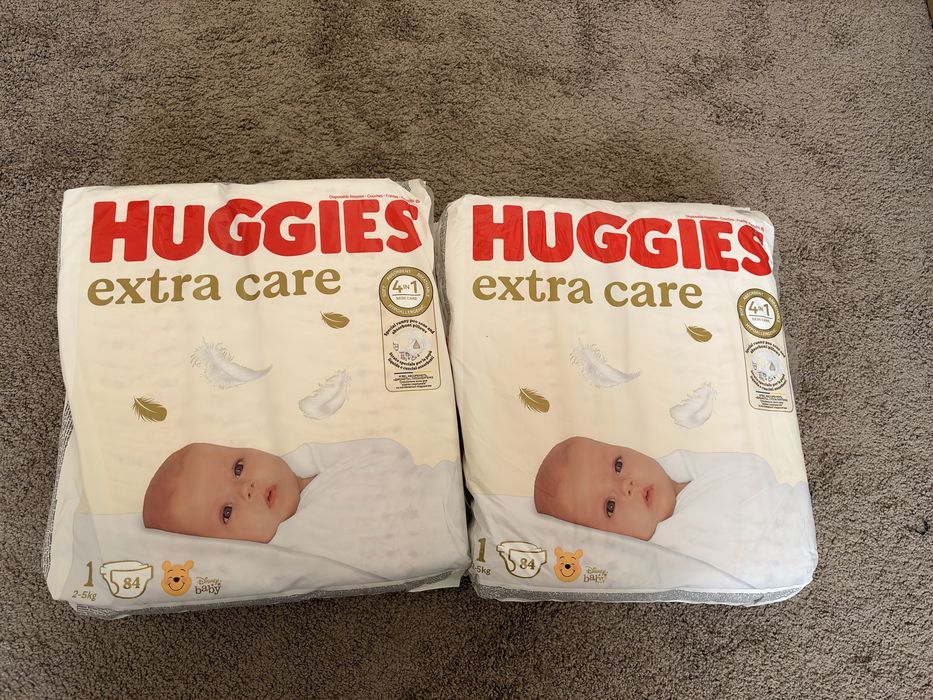 Памперси huggies extra care 1