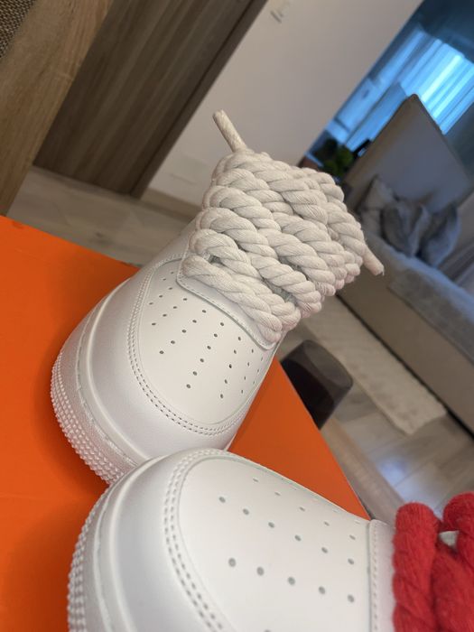 Air force 1 rope laces noi in cutie  marimi disponibile 41,42,43