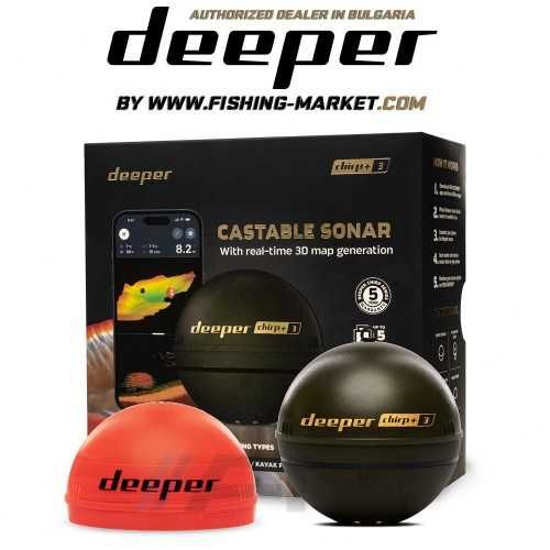 DEEPER Smart Sonar CHIRP+ 3 - Безжичен трилъчев сонар Wi-Fi / GPS