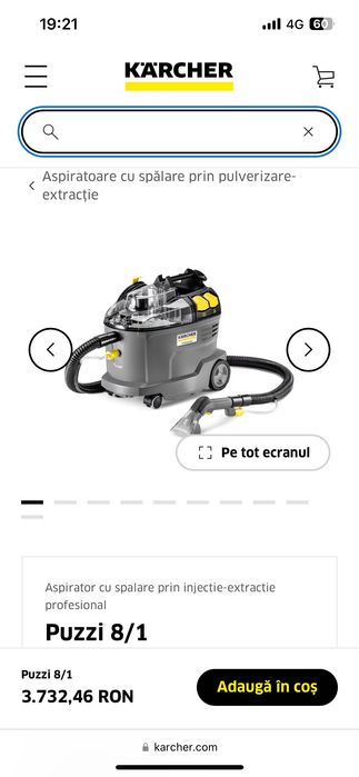 Aspirator karcher puzzy 8/1