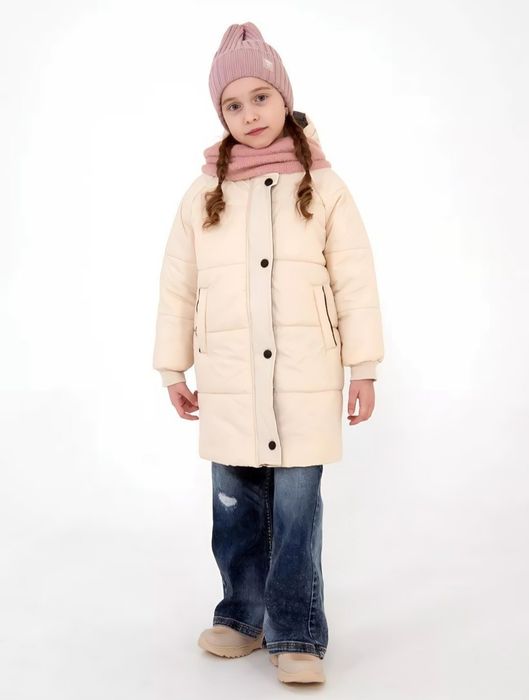 Детская куртка 3-9 лет пуховик детский для девочек и мальчиков зимний