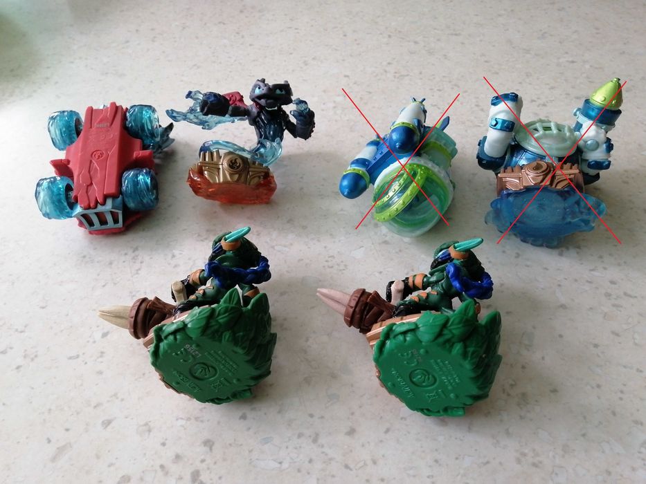 Lot figurine Skylanders Trap Team, Superchargers