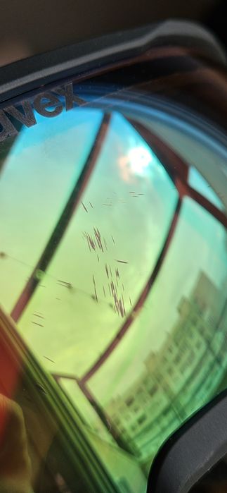 Каска за ски и очила