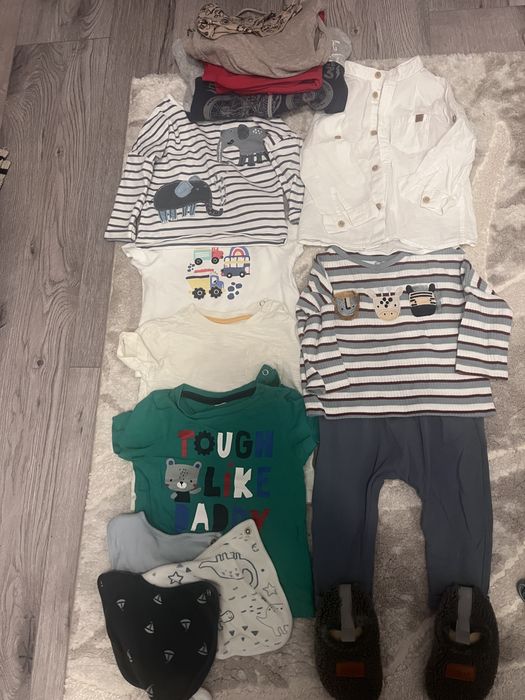 Lot haine baietel  6-9 luni