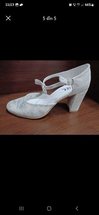 Pantofi cu toc, marimea 38