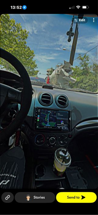 Navigatie CarPlay wireless ecran 2k