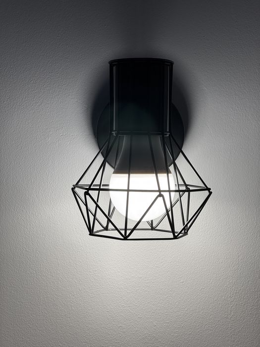 Aplica Spot pe bara Priska, 1 x E27, 40W, negru, NOUĂ