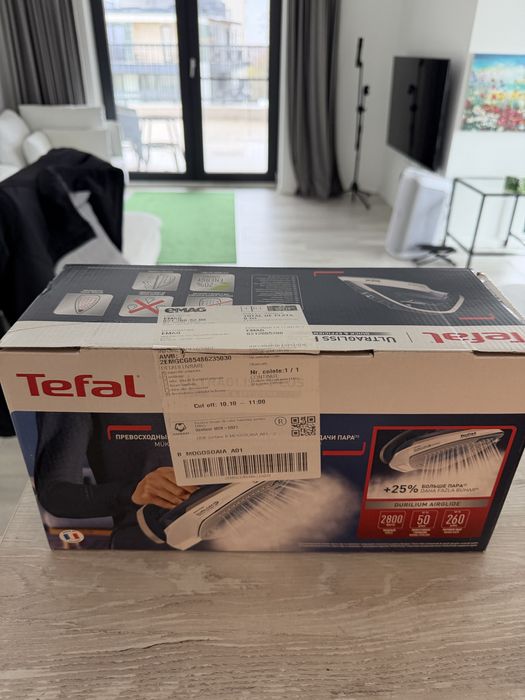 Fier de calcat tefal cu abur nou sigilat.