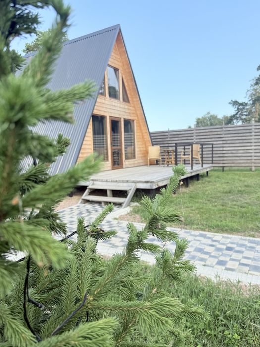 Уютный A-frame домик