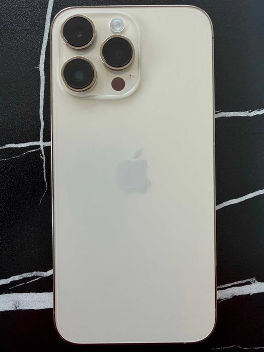 iPhone 14 Pro Max 128GB Gold, baterie 82%, complet, stare foarte bună