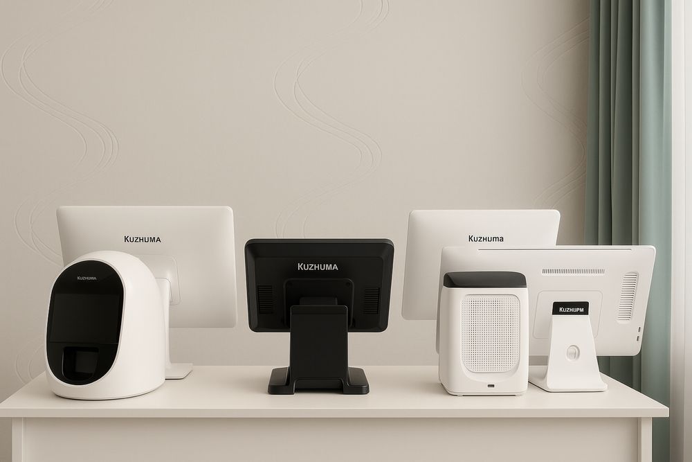 POS Сенсорный моноблок KUZHUMA Windows intel core i3 4/64 белый