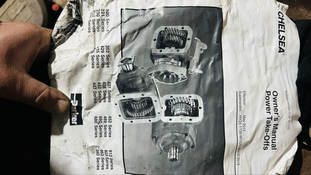 Chelsea коробка отбора мощности