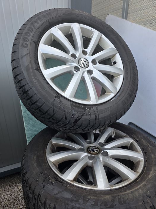 Jante Aliaj 5X130 Touareg cu anv. 255 55 R18 Goodyear Ultra Grip Performance +