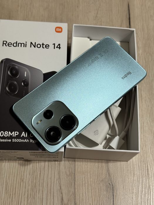 Redmi Note 14 256 gb Ram 8+4 польный комплект