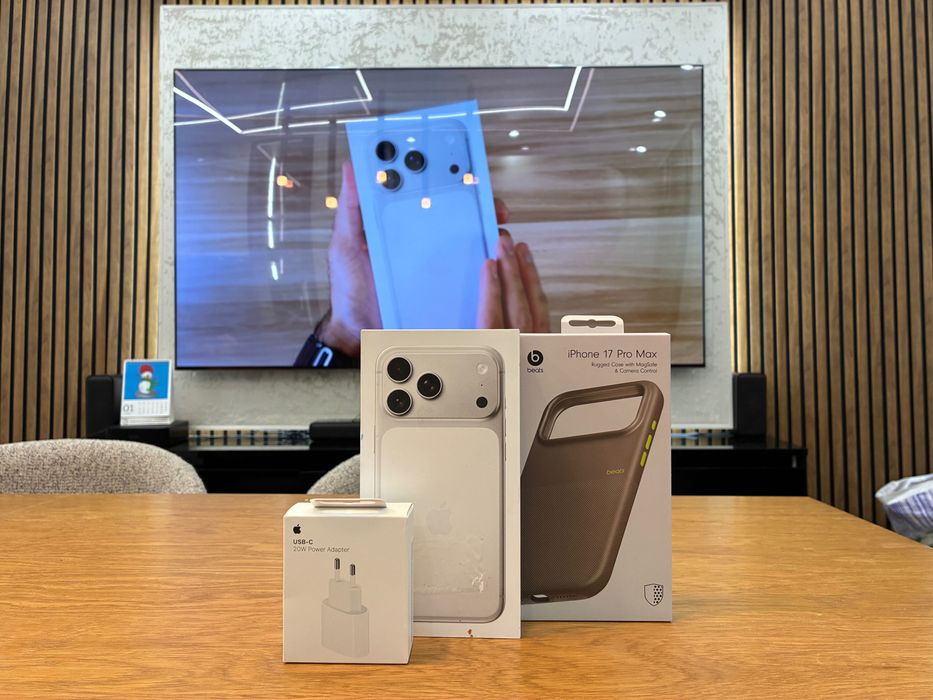 iPhone 17 Pro Max 512GB Silver, Deep Blue Гаранция