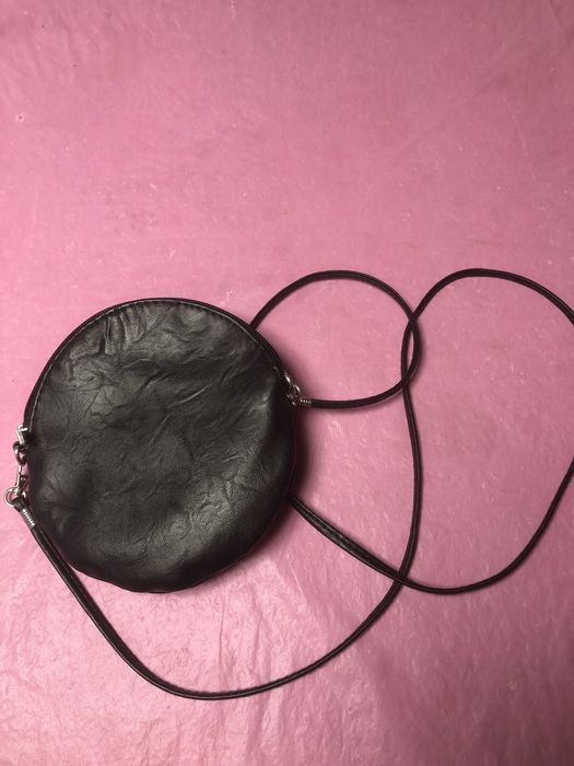 Малка чанта “Черна роза” с дълга дръжка