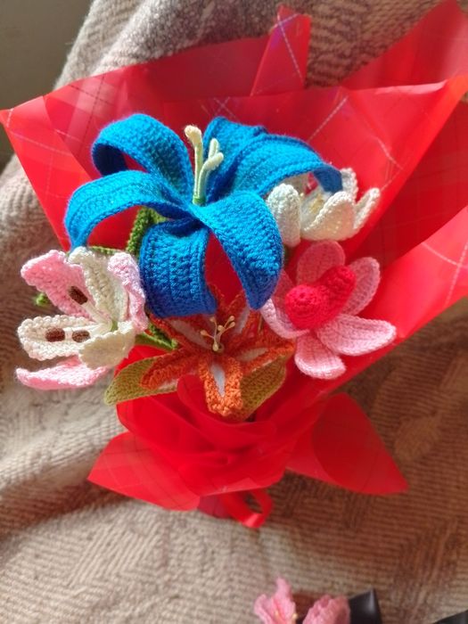 Цветя ръчна изработка