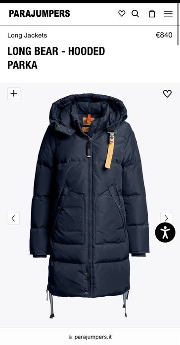 Дамско пухено яке : Parajumpers Long Bear Parka M