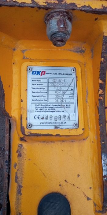 хидравличен чук за багер OKB 150