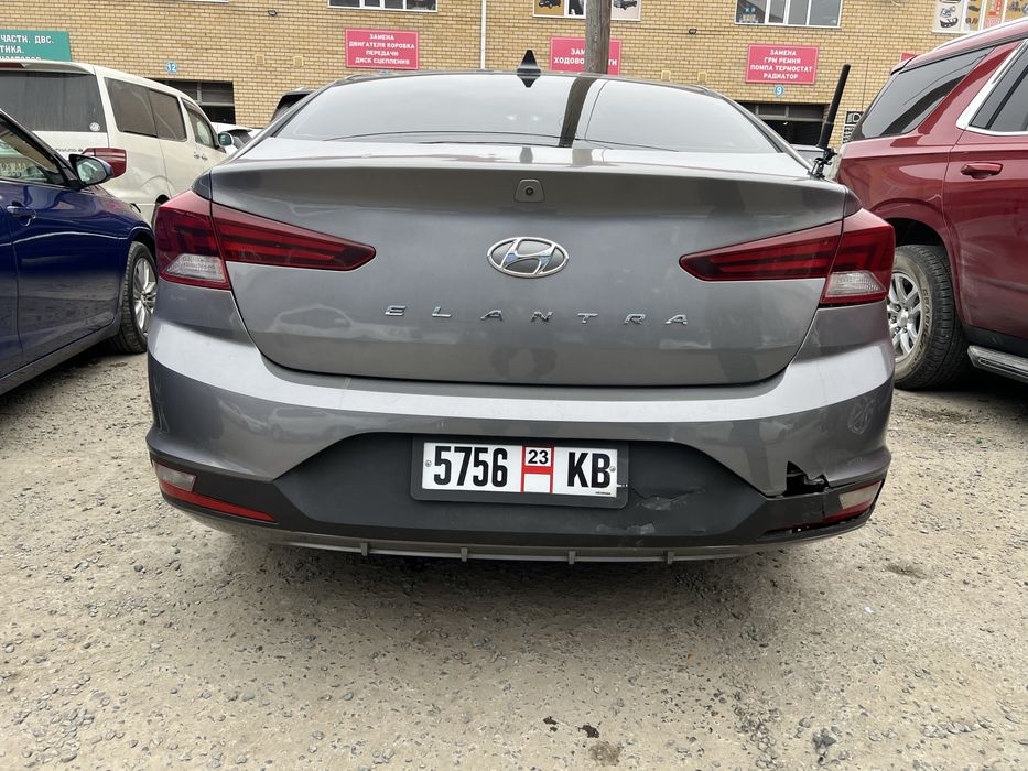 Задний бампер элантра