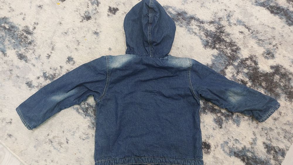 Джинсовая куртка для мальчика с подкладкой