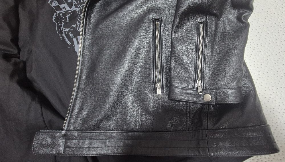 Geaca piele naturala noua