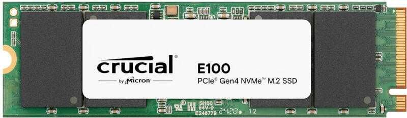 Crucial E100 1TB PCIe Gen4 NVMe M.2 SSD