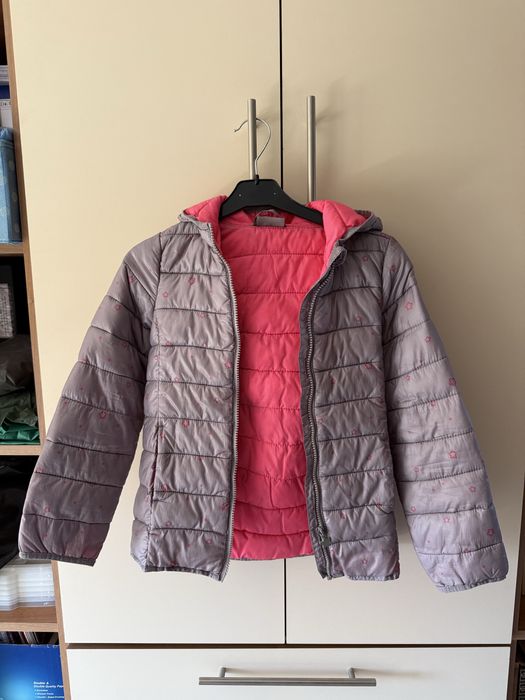 Преходно детско яке за момичета 7-8 y.o. 128 см