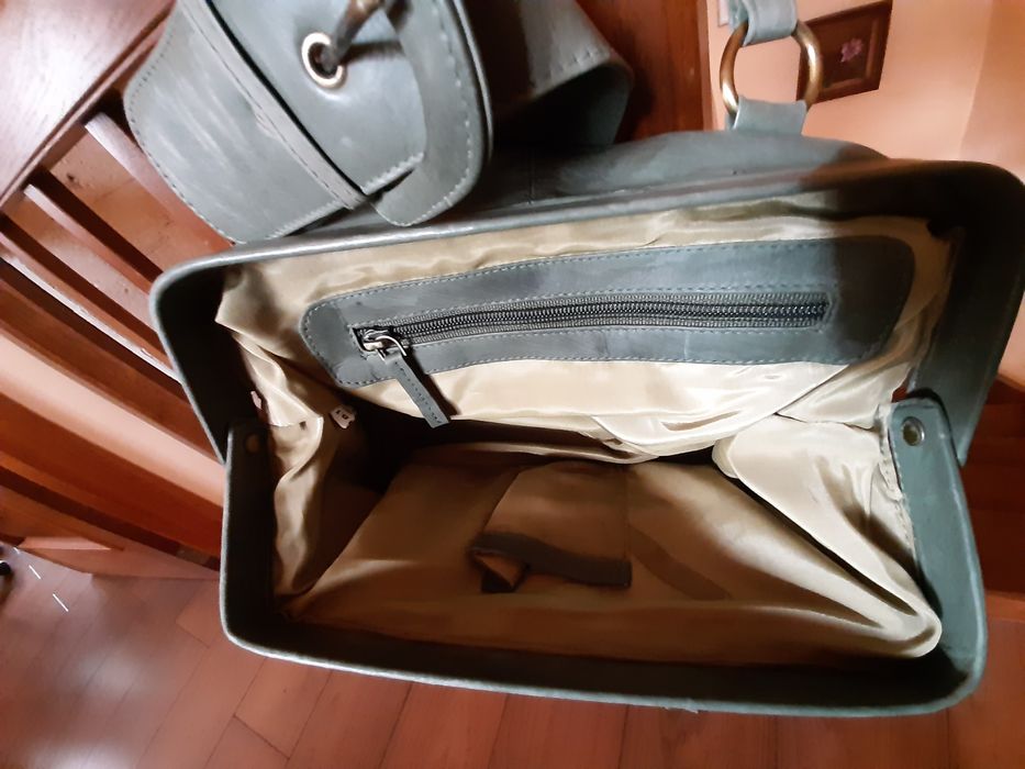 Geanta vernil mica+portmoneu