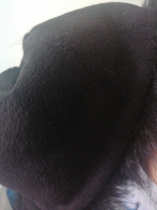 Caciula blana artificiala dama  noua