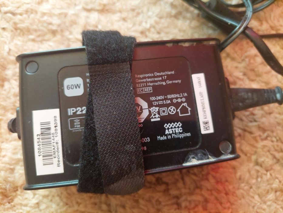 Alimentator la priza pentru aparat de apnee în somn, 12v cu 5A