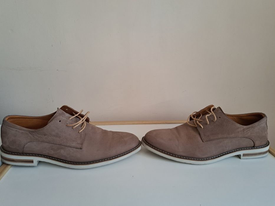 Мъжки обувки, велур, естествена кожа