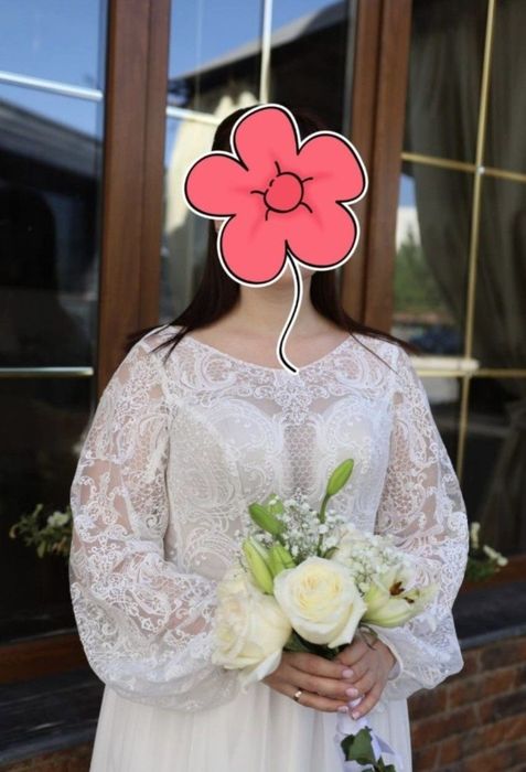 Счастливое свадебное платье!