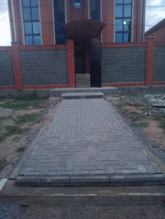 Брусчатка укладка плитки