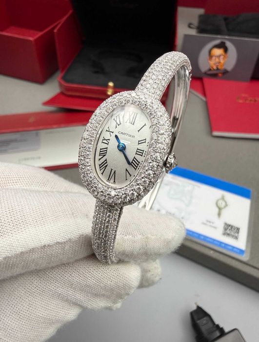 Cartier Baignoire full Diamond