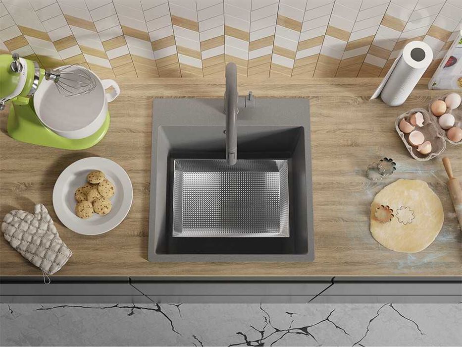 Кухненска Мивка от гранит модел РИГА 380 x 500 mm само 99E