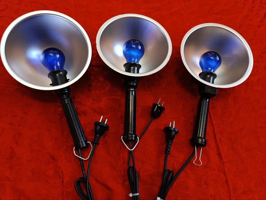 Кук лампа синяя ультрафиолетовая рефлектор Минина